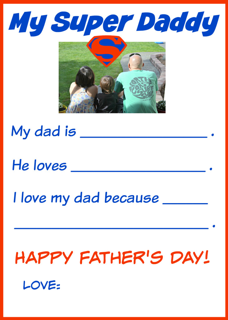 Super Fathers Day Card