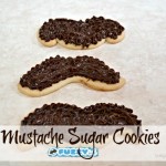 Mustache Sugar Cookies!