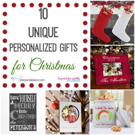 10 Unique Personalized Gift Ideas