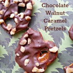 Chocolate Walnut Caramel Pretzels Recipe