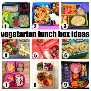 Elementary School Vegetarian Lunch Box Ideas
