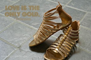 Gold Sandals: 3 Ways (Girl's Spring Fashion)