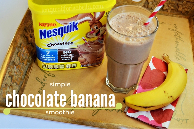 Easy Chocolate Banana Smoothie Recipe