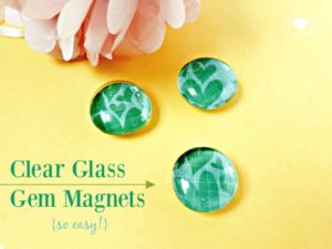 Easy DIY Glass Gem Magnets - Long Wait For Isabella